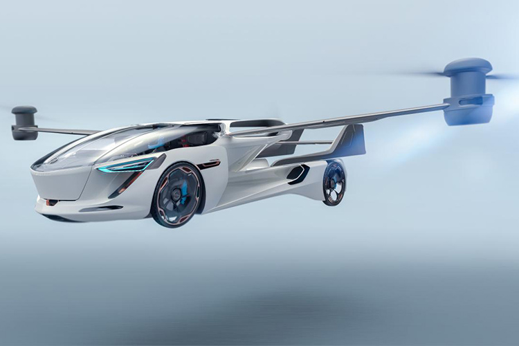 ایروموبیل طرح مفهومی ماشین پرنده VTOL