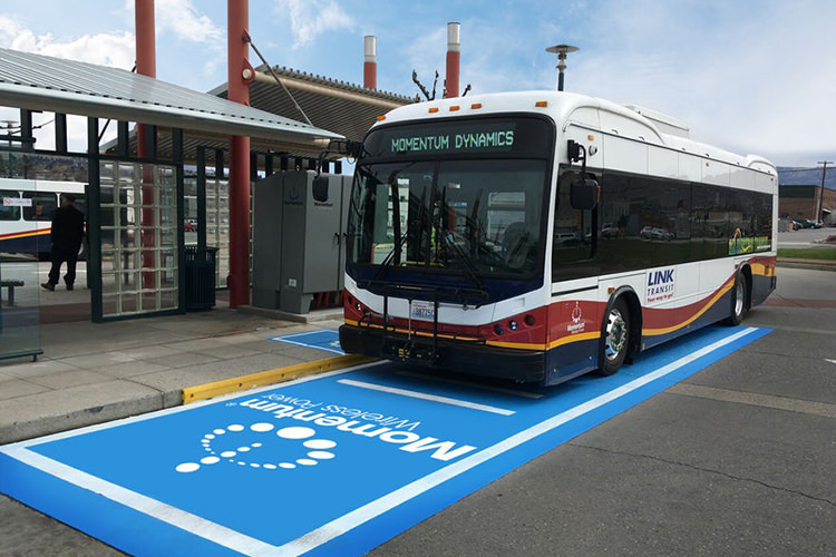 اولین ایستگاه شارژ بی سیم اتوبوس در آمریکا، افتتاح شد